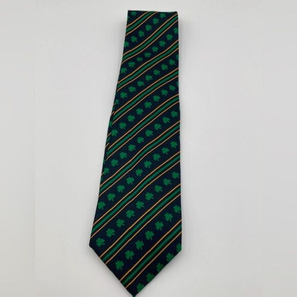 St Patrick’s Day T-Shirt & Tie Bundle, Irish Themed Green Shamrock Celtic - Picture 9 of 11